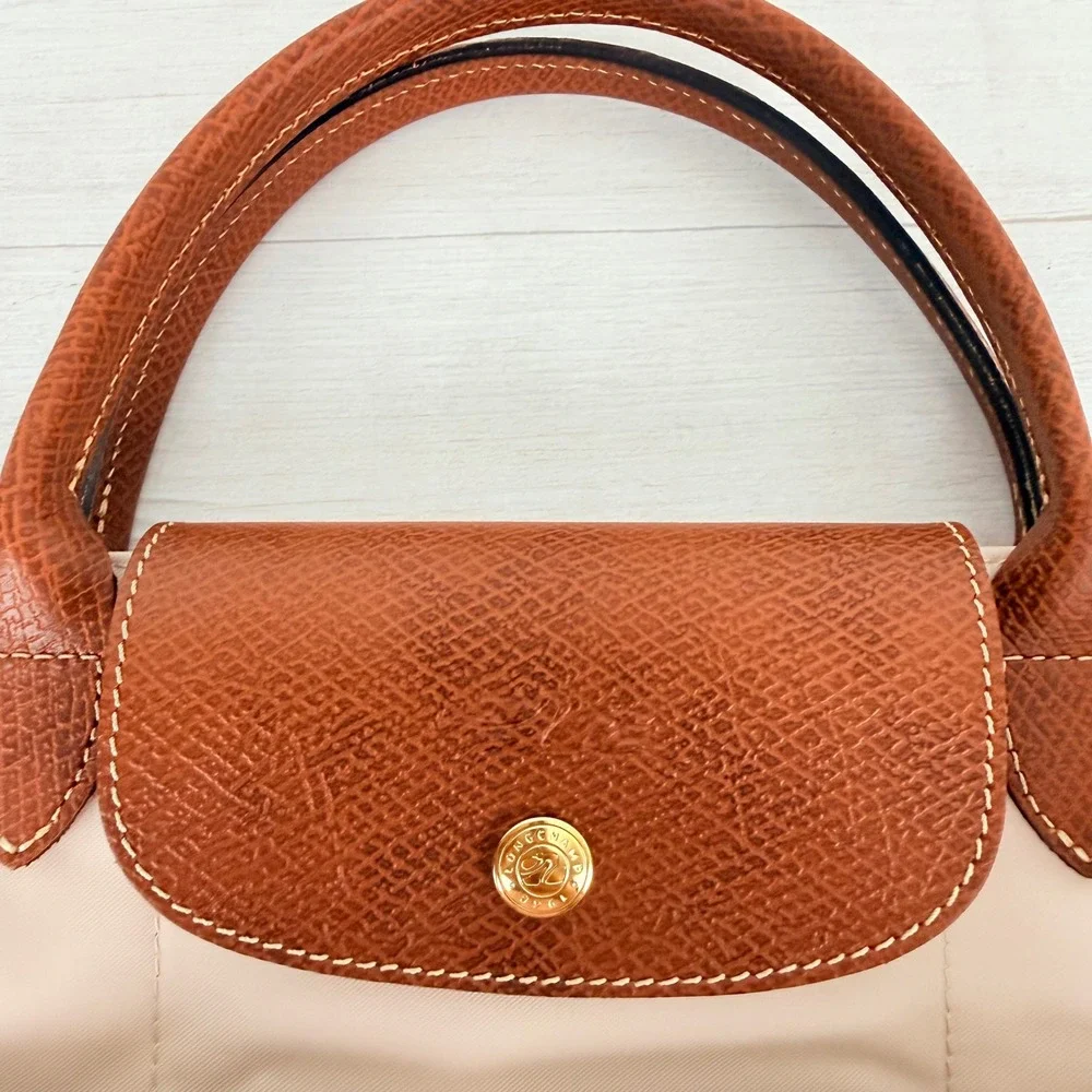 Longchamp Le Pliage original Tote Bag Women Small Paper White Classic Minimalist
